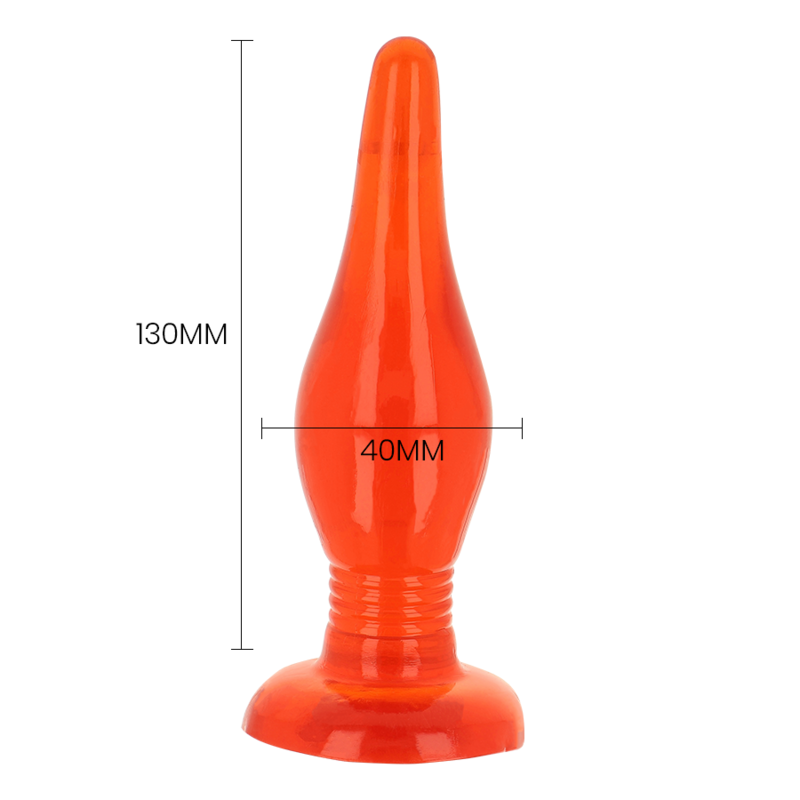 BAILE - PLUG ANAL ROUGE SOFT TOUCH 14.2 CM - Sensualia