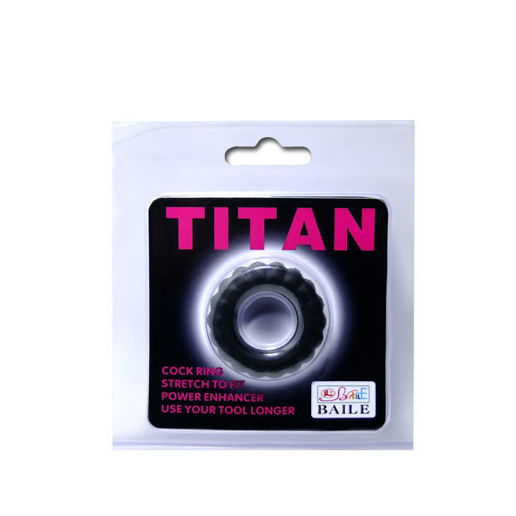 BAILE - COCKRING TITAN NOIR 2 CM - Sensualia