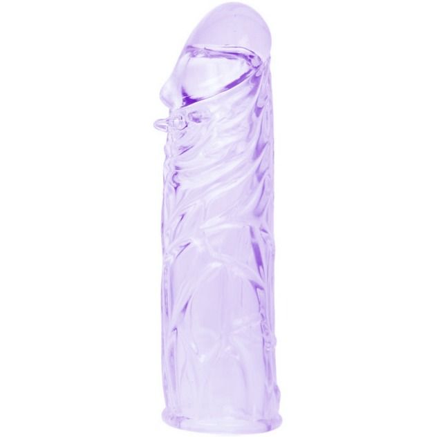 BAILE - HOUSSE LILAS POUR LE PÉNIS EN SILICONE ADAPTABLE 13 CM - Sensualia
