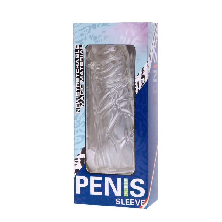 BAILE - HOUSSE LILAS POUR LE PÉNIS EN SILICONE ADAPTABLE 13 CM - Sensualia