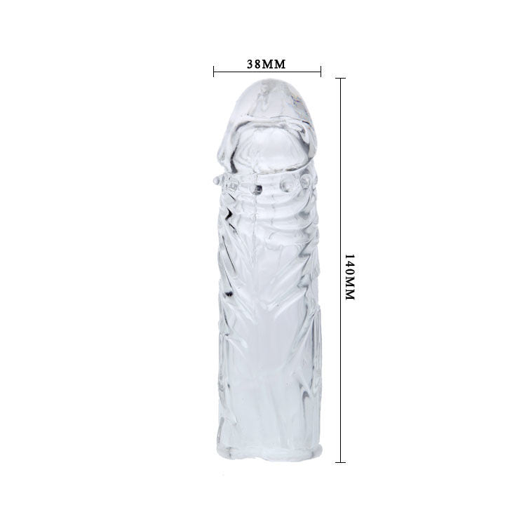 BAILE - HOUSSE LILAS POUR LE PÉNIS EN SILICONE ADAPTABLE 13 CM - Sensualia