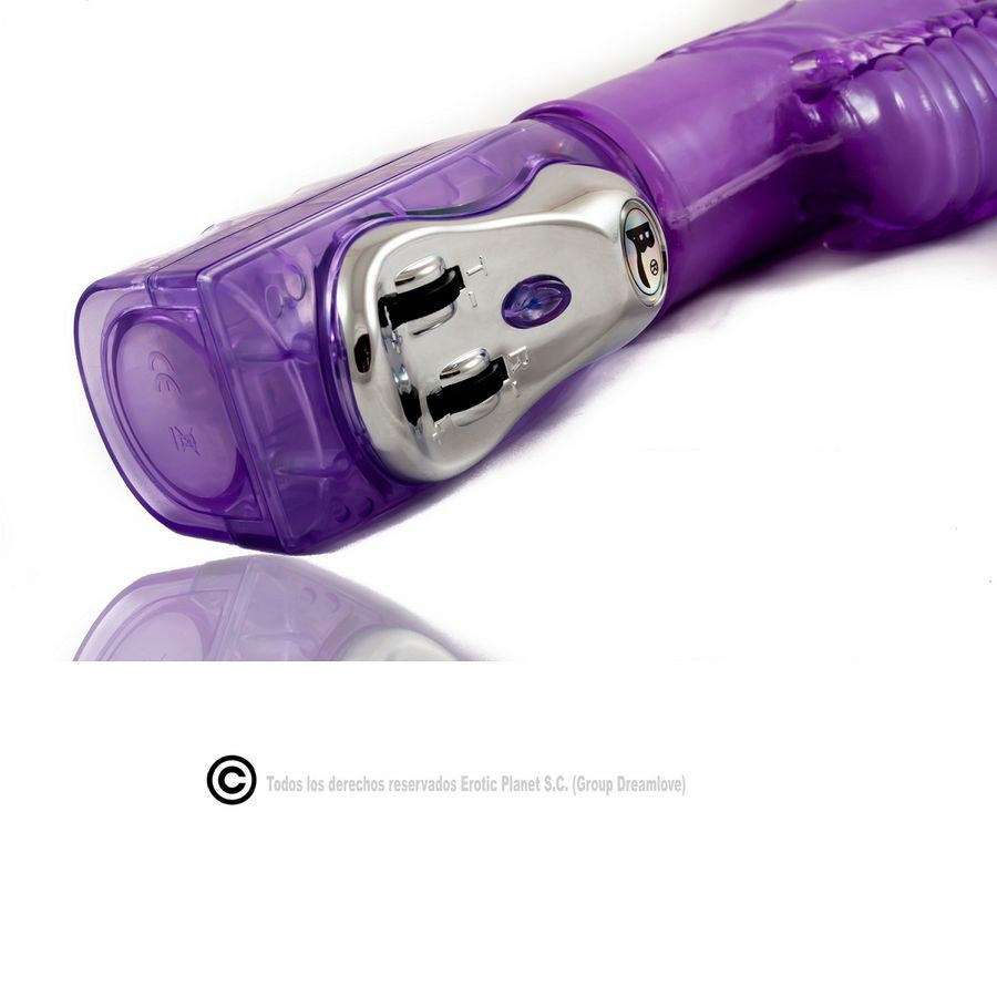 BAILE - ROTATEUR HAUT ET BAS LAPIN LILAS AVEC SUPERSTIMULATEUR - Sensualia