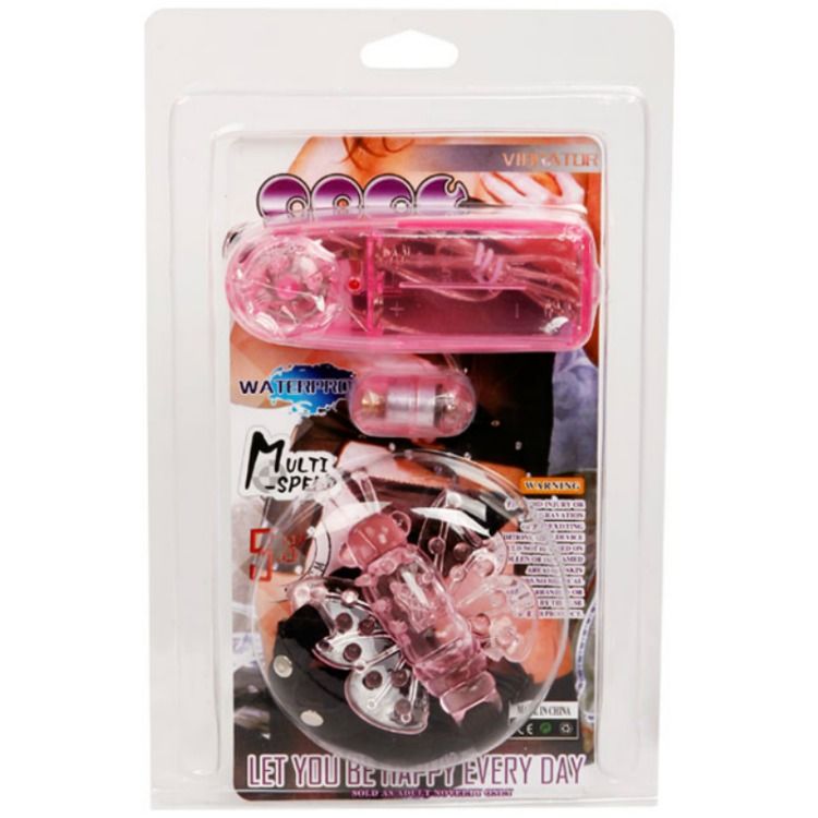 BAILE - HARNAIS AVEC PAPILLON VIBRANT MULTIVITESSES - Sensualia