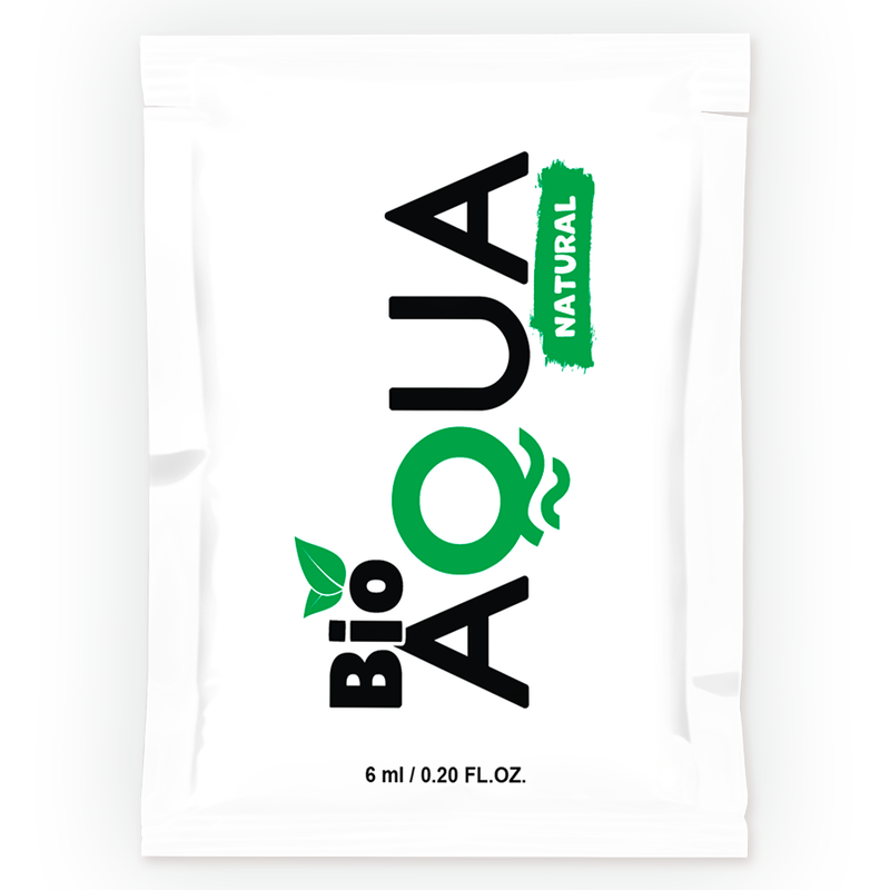 BIOAQUA - LUBRIFIANT A BASE D''EAU INGREDIENTS NATURELS 6 ML - Sensualia
