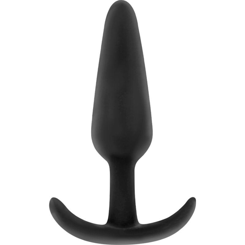 BLACK&SILVER - BOUCHON ANAL EN SILICONE HANSEL AVEC PETITE POIGNÉE - Sensualia