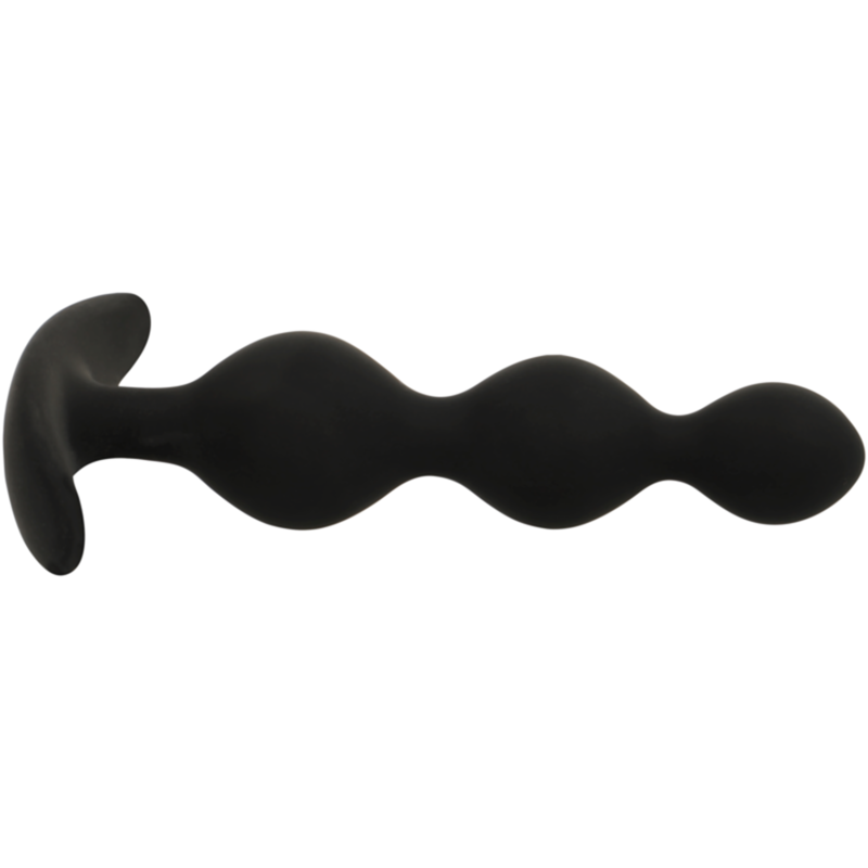 BLACK&SILVER - CHAÎNE À BILLES ANAL RUPERT 10 CM - Sensualia