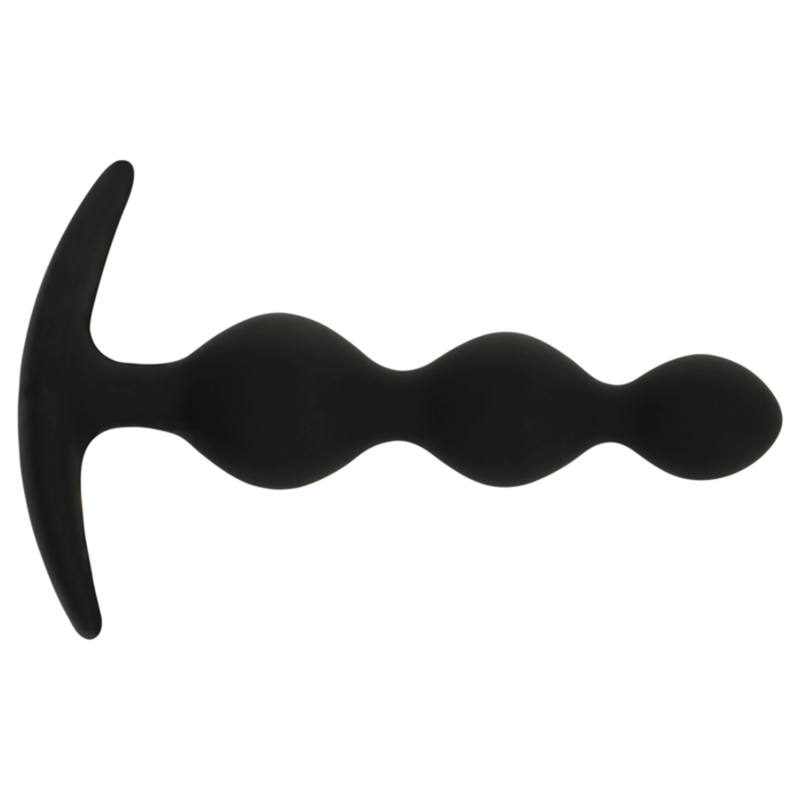 BLACK&SILVER - CHAÎNE À BILLES ANAL RUPERT 10 CM - Sensualia