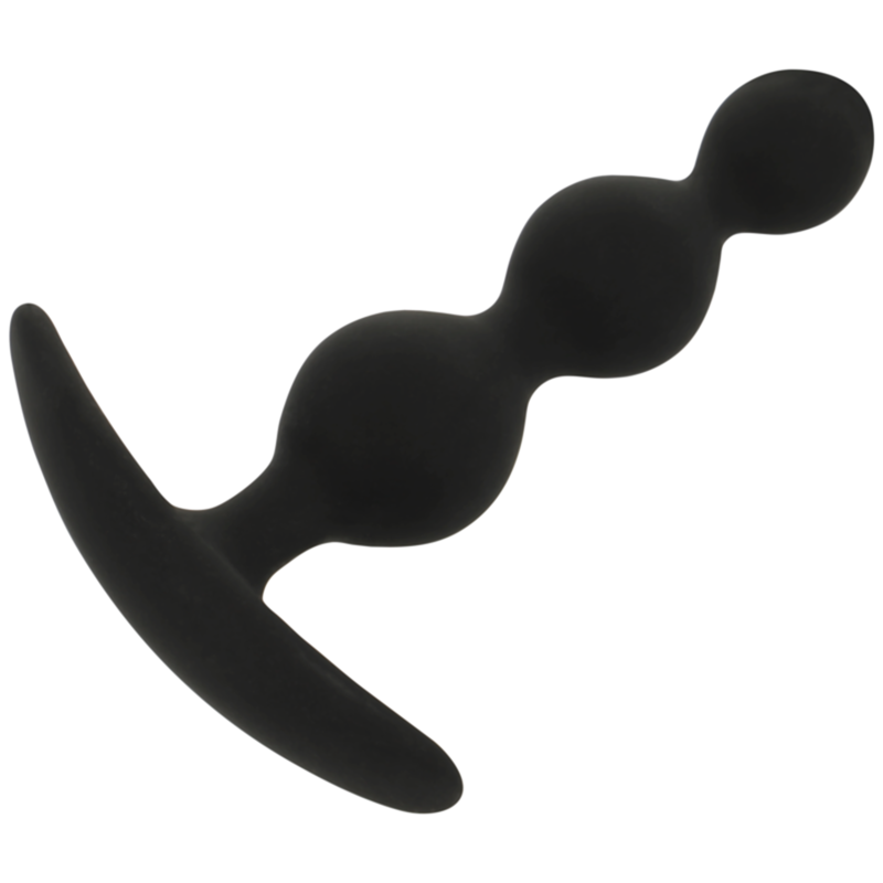 BLACK&SILVER - CHAÎNE À BILLES ANAL RUPERT 10 CM - Sensualia