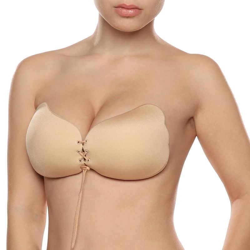 BYE-BRA - LACE-IT RENFORCEMENT PUSH-UP BEIGE BONNET D - Sensualia