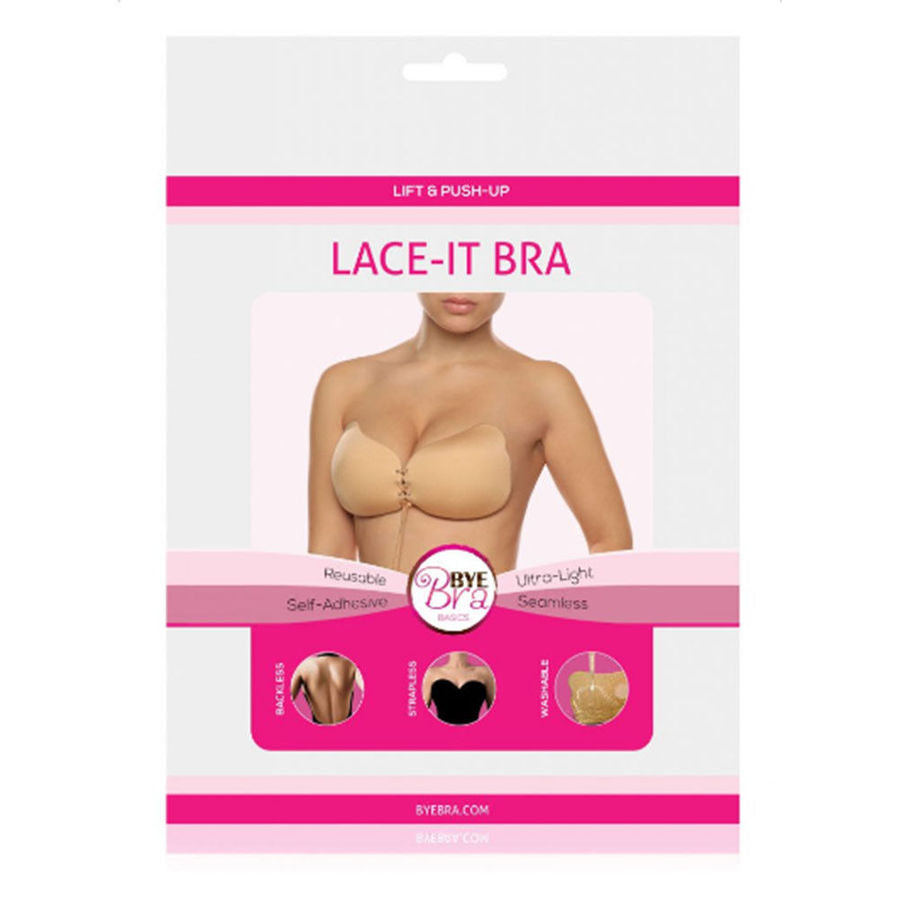 BYE-BRA - LACE-IT RENFORCEMENT PUSH-UP NOIR BONNET A - Sensualia