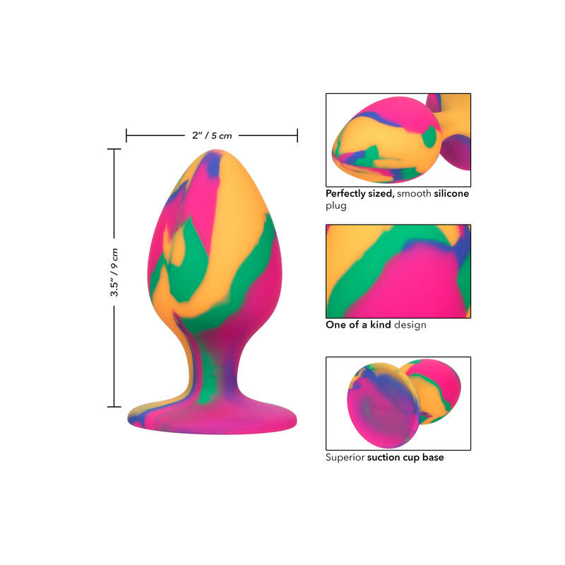 CALEXOTICS - CHEEKY GRAND PLUG ANAL TIE-DYE - Sensualia