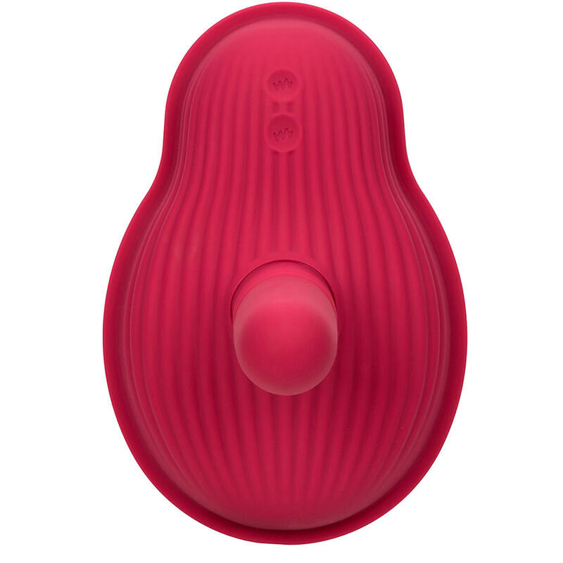 CALEXOTICS - RIDER MASSAGER DOUBLE MOTEUR TÉLÉCOMMANDE ROUGE - Sensualia