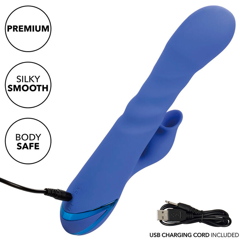 CALEXOTICS - VIBRATEUR & SUCKER LA LOVE BLEU PAR CALIFORNIA DREAMING - Sensualia