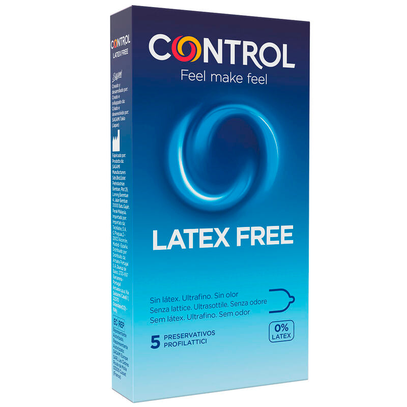 CONTROL - FREE SIN LATEX CONDOMS 5 UNITS - Sensualia