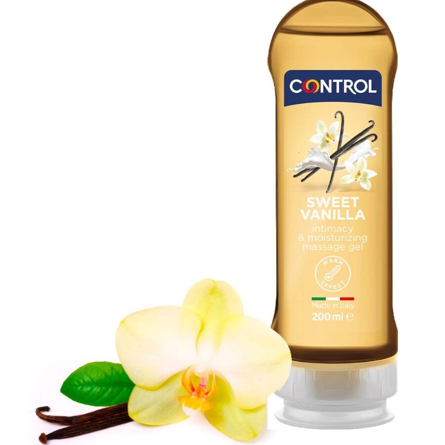 CONTROL - 2 EN 1 MASSAGE & PLAISIR DOUCEUR DE MADAGASCAR 200 ML - Sensualia