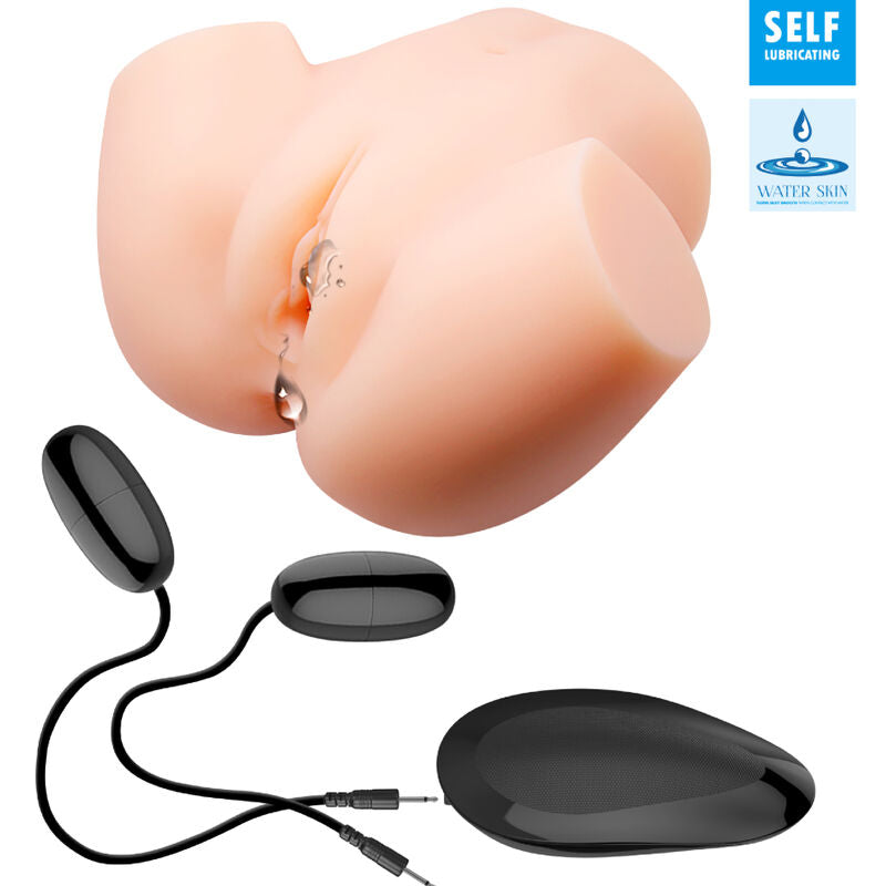 CRAZY BULL - VAGIN ET ANUS RÉALISTES DOUBLE VIBRATION - Sensualia