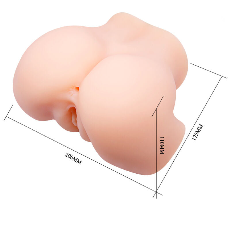 CRAZY BULL - VAGIN ET ANUS RÉALISTES DOUBLE VIBRATION - Sensualia