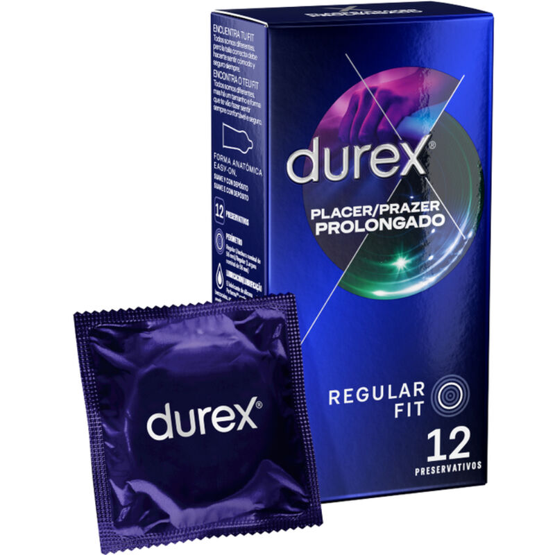 DUREX - PLAISIR PROLONGÉ RETARDÉ 12 UNITÉS - Sensualia