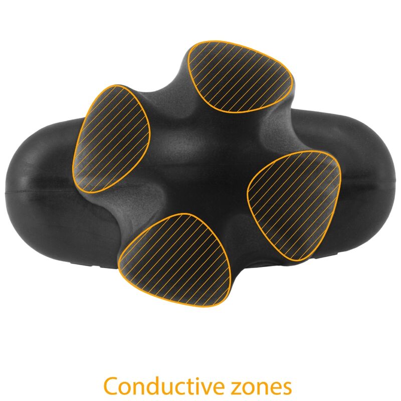 ELECTRASTIM - PLUG ANAL TARTARE QUADRIPOLAR SILICONE NOIR - Sensualia