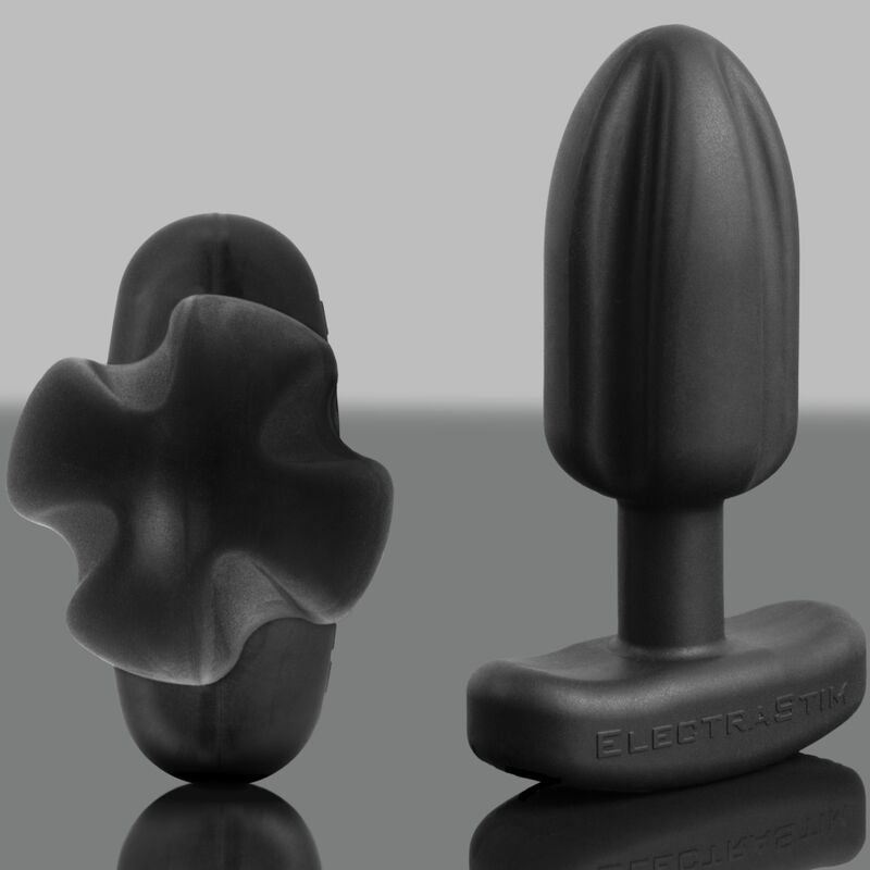 ELECTRASTIM - PLUG ANAL TARTARE QUADRIPOLAR SILICONE NOIR - Sensualia