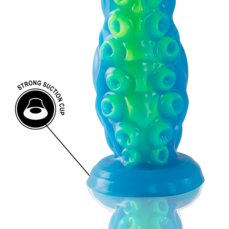 EPIC - GODE TENTACLE MINCE FLUORESCENT SCYLLA GRANDE TAILLE - Sensualia