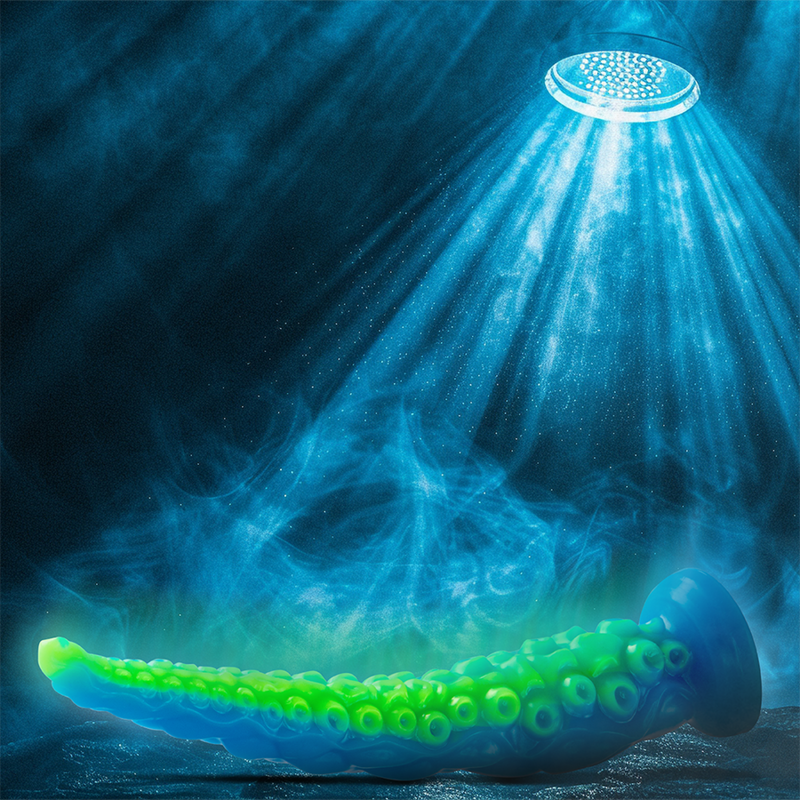 EPIC - GODE TENTACLE MINCE FLUORESCENT SCYLLA GRANDE TAILLE - Sensualia