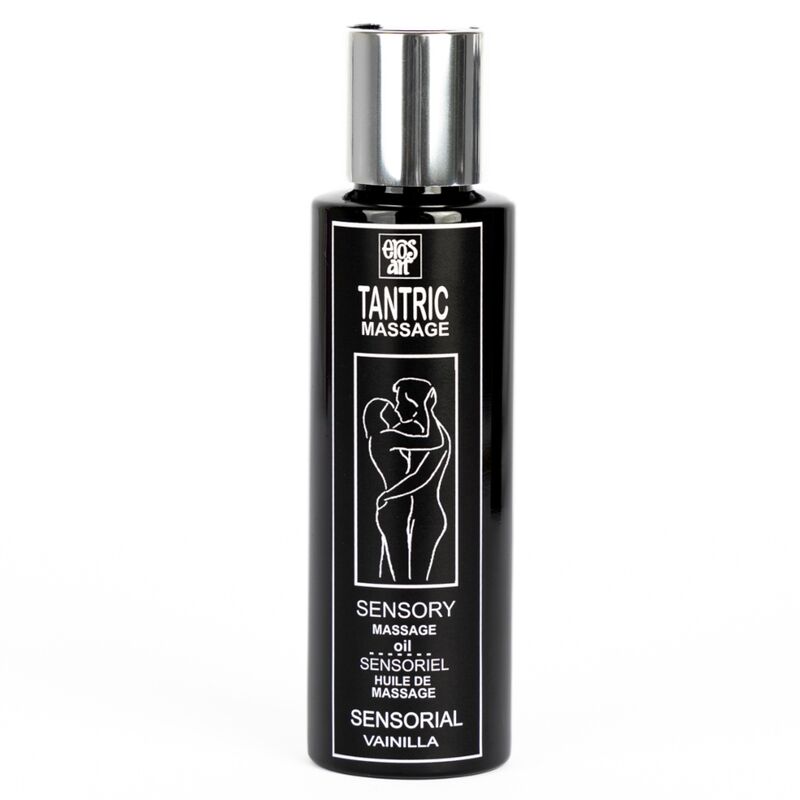 EROS-ART - HUILE DE MASSAGE TANTRIQUE NATURELLE ET VANILLE APHRODISIAQUE 100 ML - Sensualia