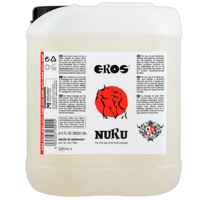 EROS - HUILE DE MASSAGE NURU RICHE EN MINÉRAUX 5000 ML - Sensualia