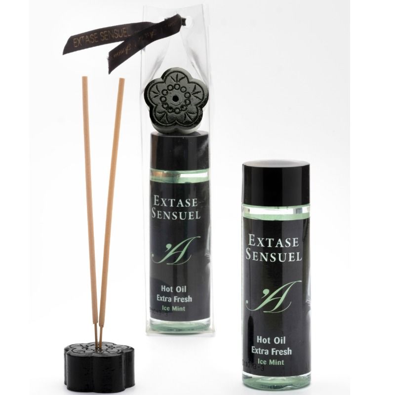EXTASE SENSUAL - HUILE DE MASSAGE A EFFET GLACE EXTRA FRAÎCHE 100 ML - Sensualia