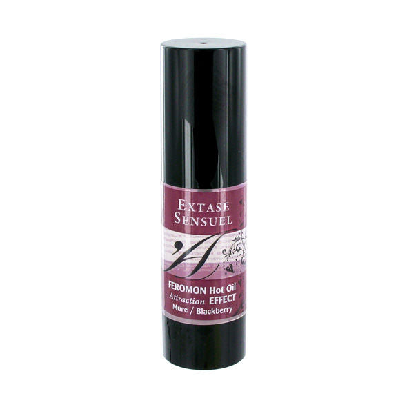 EXTASE SENSUAL - HUILE DE MASSAGE EFFET CHAUFFANT AUX PHÉROMONES DE MÛRE 30 ML - Sensualia