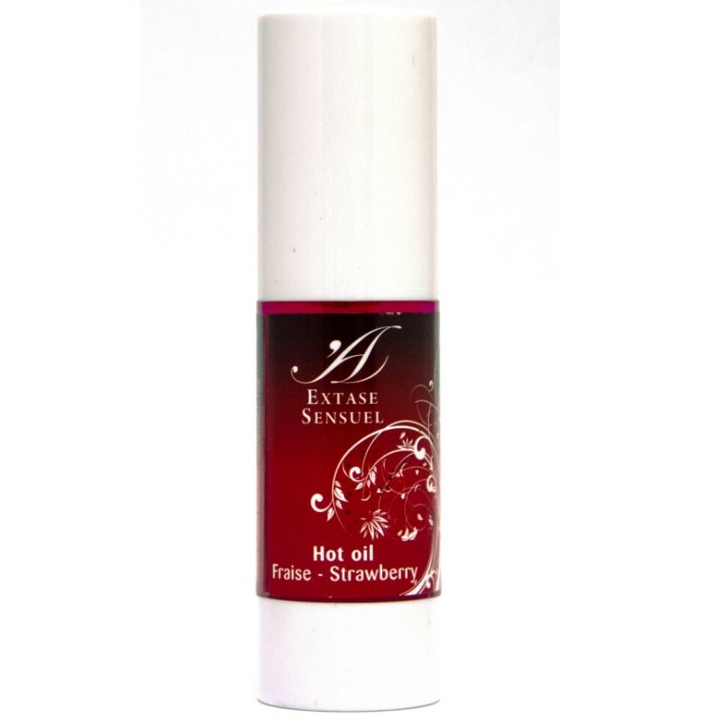 EXTASE SENSUAL - HUILE STIMULANTE CHALEUR FRAISE 30 ML - Sensualia