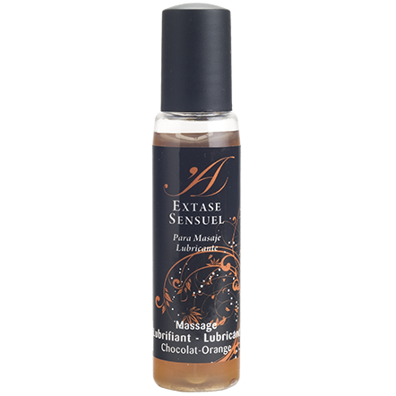 EXTASE SENSUAL - LUBRIFIANT DE VOYAGE CHOCOLAT & ORANGE 35 ML - Sensualia