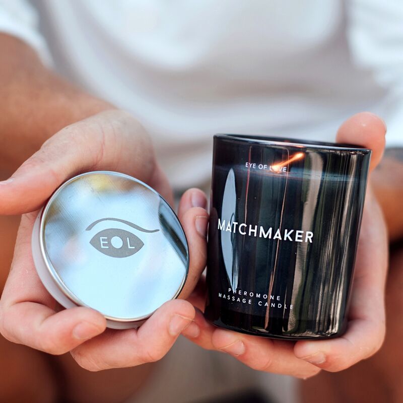 EYE OF LOVE - MATCHMAKER BOUGIE DE MASSAGE DIAMANT NOIR LATTIRER 150 ML - Sensualia