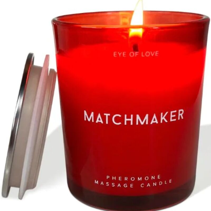 EYE OF LOVE - MATCHMAKER BOUGIE DE MASSAGE DIAMANT ROUGE LATTIRER 150 ML - Sensualia
