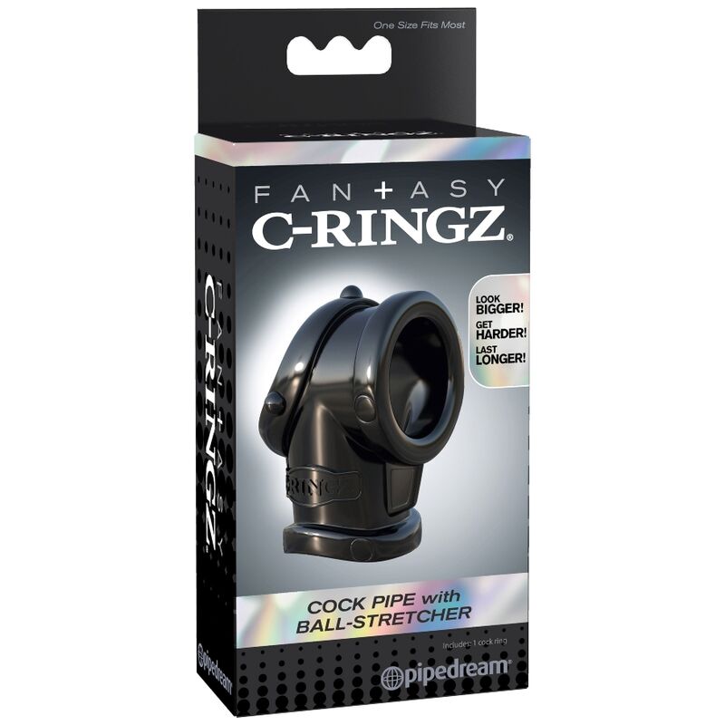 FANTASY C-RINGZ - TUYAU DE COCK AVEC BALL STRECH - Sensualia