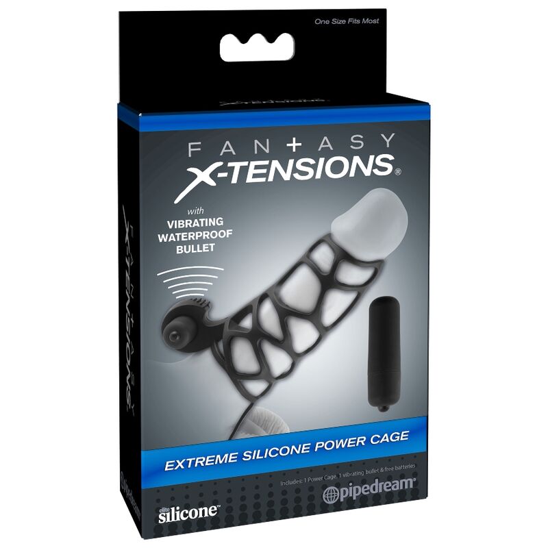 FANTASY X- TENSIONS - CAGE DE PUISSANCE EN SILICONE EXTRÊME - Sensualia