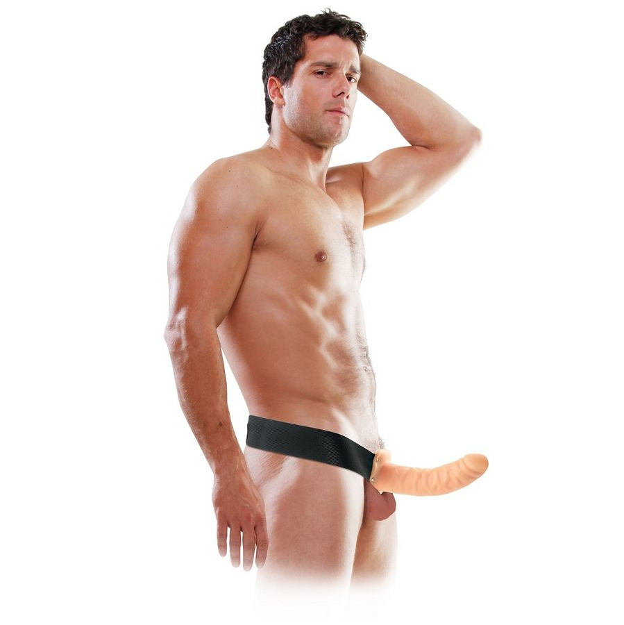 FETISH FANTASY SERIES - 19 CM CREUSE SANGLE-ON NATUREL - Sensualia