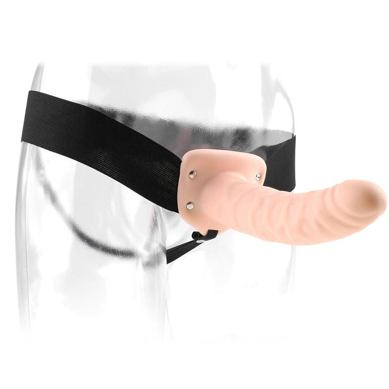 FETISH FANTASY SERIES - 19 CM CREUSE SANGLE-ON NATUREL - Sensualia