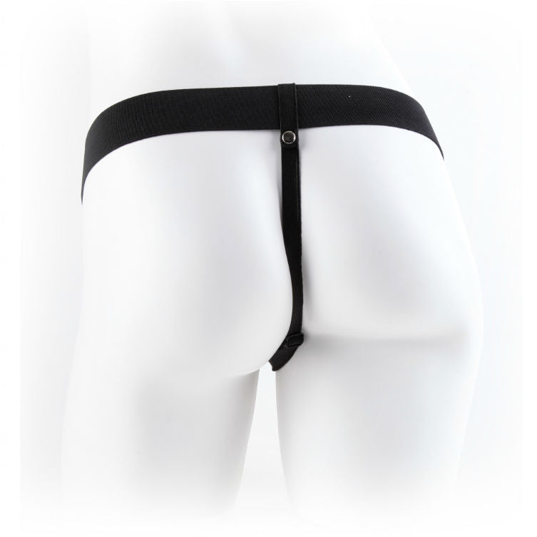 FETISH FANTASY SERIES - 7 STRAP-ON CREUX AVEC BILLES 17,8CM CHAIR - Sensualia
