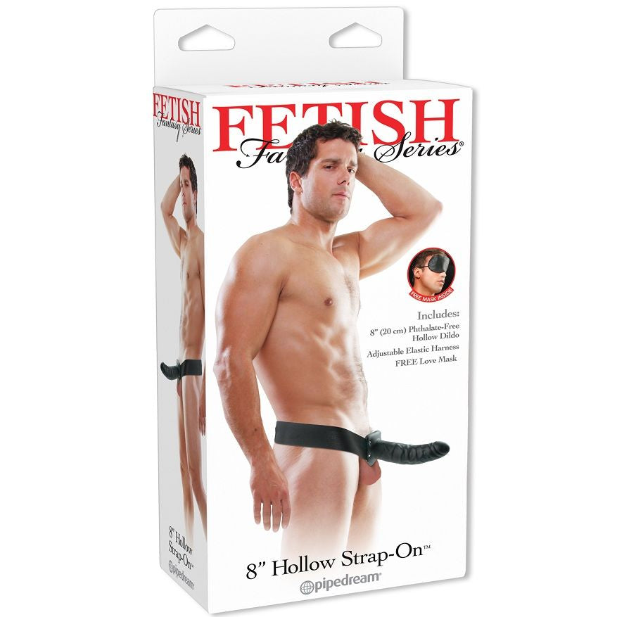 FETISH FANTASY SERIES - SANGLE CREUSE FETISH FANTASY 19 CM NOIR - Sensualia