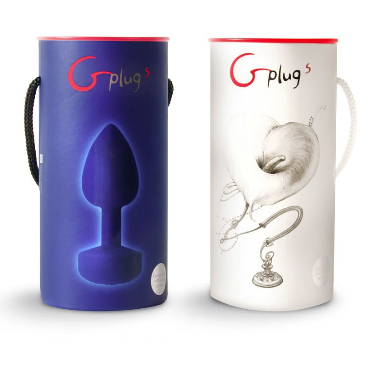 G-VIBE - FUNTOYS GPLUG VIBRATEUR ANAL RECHARGEABLE GRAND BLEU CIEL 3.9CM - Sensualia