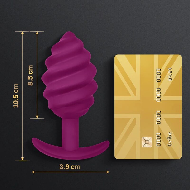 G-VIBE - GPLUG TWIST 2 PLUG ANAL VIOLET - Sensualia