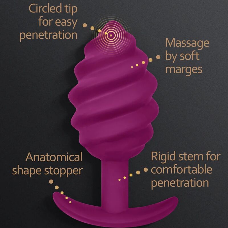 G-VIBE - GPLUG TWIST 2 PLUG ANAL VIOLET - Sensualia