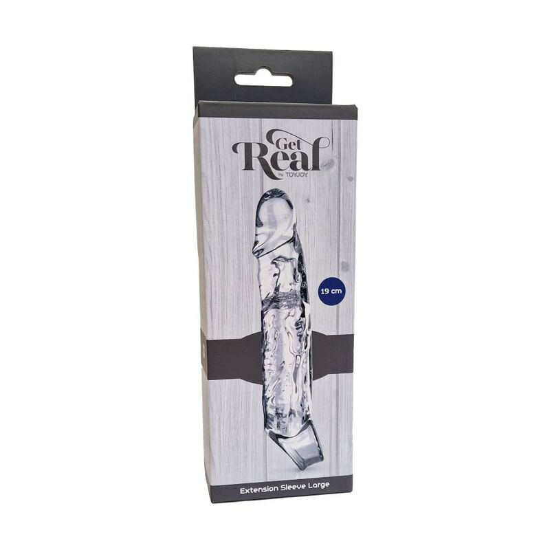 GET REAL - EXTENSION LONGUE 19 CM TRANSPARENTE - Sensualia