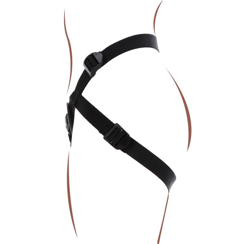 GET REAL - HARNAIS SANGLE NOIR - Sensualia
