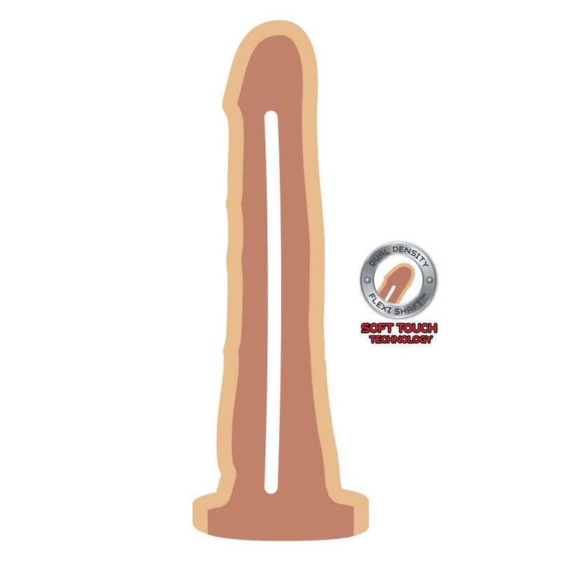 GET REAL - PEAU DOUBLE DENSITÉ DONG 19 CM - Sensualia