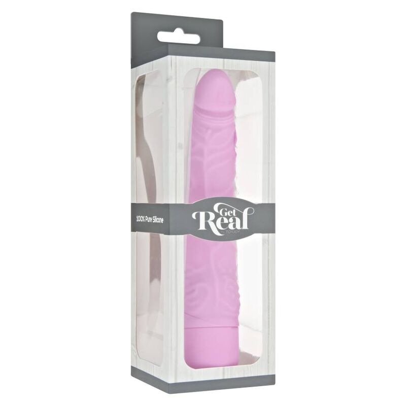 GET REAL - VIBRATEUR SLIM CLASSIQUE ROSE - Sensualia