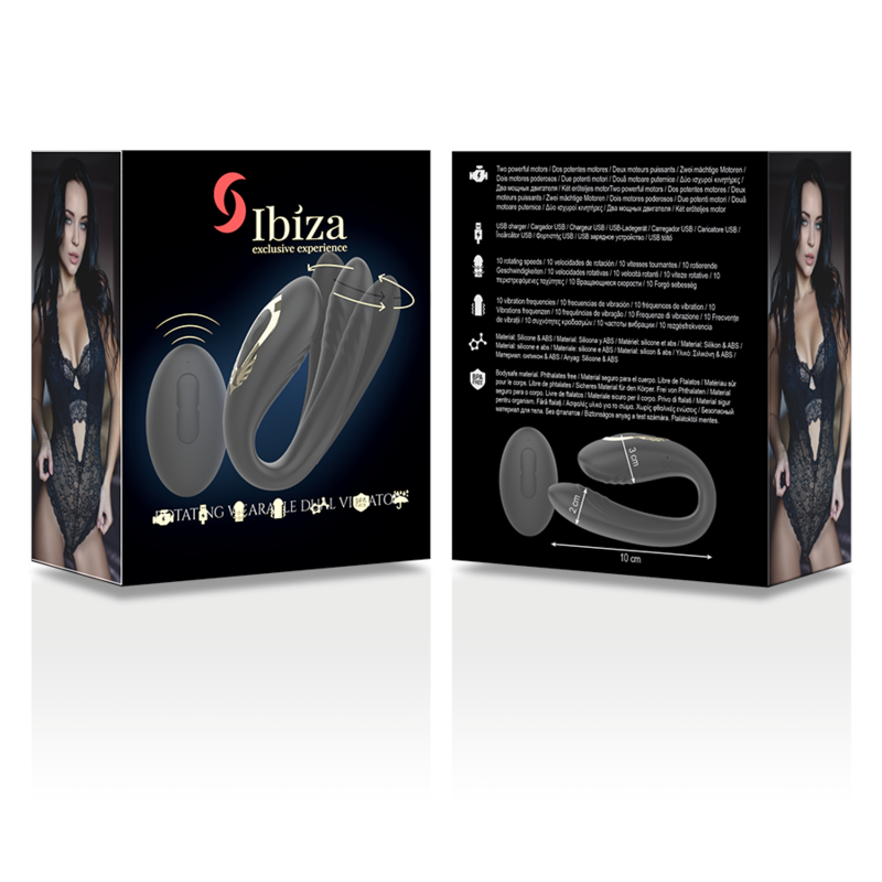 IBIZA - DOUBLE VIBRATEUR ROTATIF - Sensualia