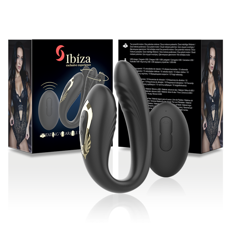 IBIZA - DOUBLE VIBRATEUR ROTATIF - Sensualia