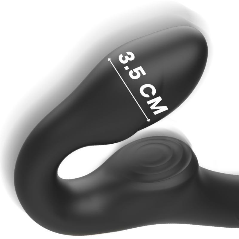 IBIZA - VIBRATEUR SANS BRETELLES AVEC BOUTON-POUSSOIR DE TÉLÉCOMMANDE - Sensualia